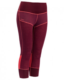 Dámské funkční spodky Devold Tuvegga Sport Air Woman 3/4 Long Johns Velikost: S / Barva: růžová