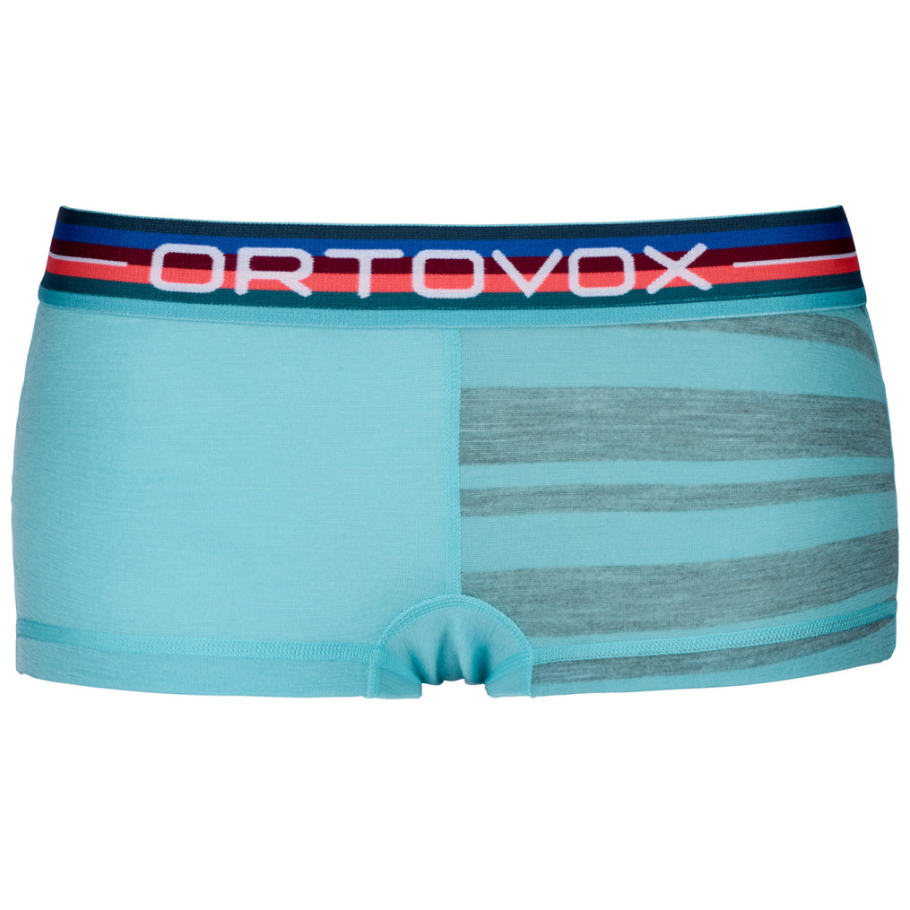 Dámské kalhotky Ortovox W’s 185 Rock’N’Wool Hot Pants Velikost: S / Barva: světle modrá