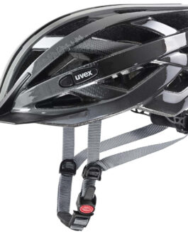 Cyklistická helma Uvex Air wing Velikost helmy: 56-60 cm / Barva: šedá/černá