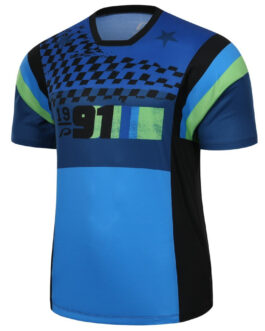 Pánský cyklistický dres Protective 115010-821 P-Beat the Rush Velikost: M / Barva: modrá