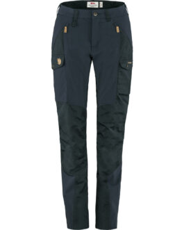 Dámské kalhoty Fjällräven Nikka Trousers Curved W Velikost: S / Barva: tmavě modrá