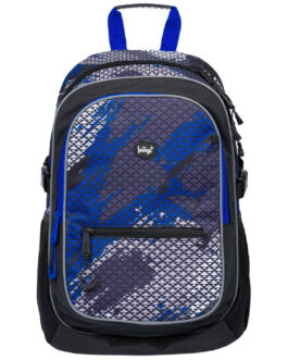 Školní batoh Baagl Core Barva: modrá/šedá