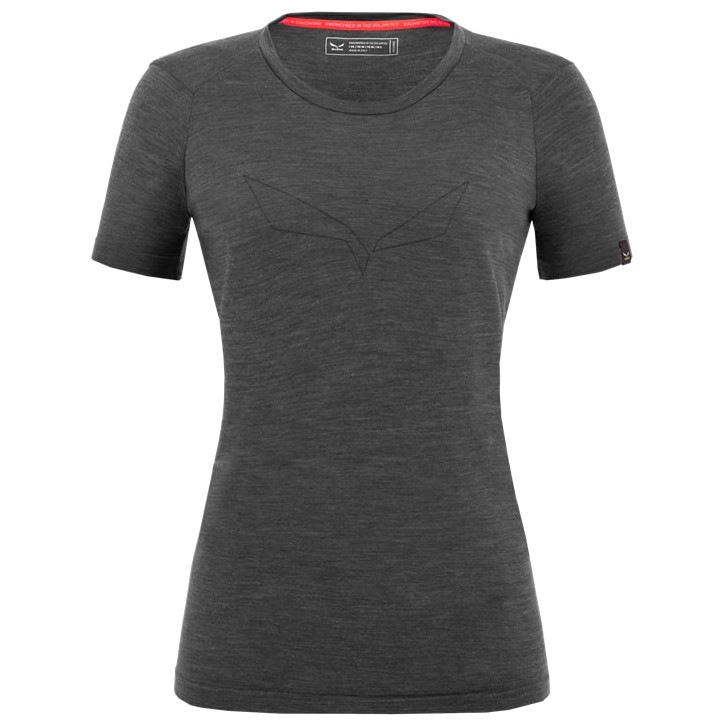 Dámské funkční triko Salewa Pure Eagle Amr W Smles Tshirt. Velikost: L / Barva: tmavě šedá