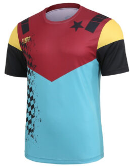 Pánský cyklistický dres Protective 115011-760 P-Fast Gun Velikost: L / Barva: modrá/červená