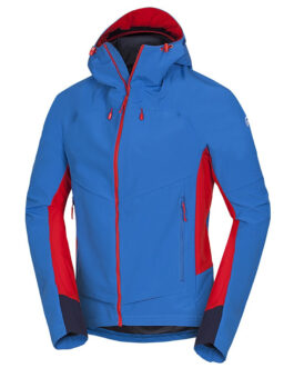Pánská softshellová bunda Northfinder Princeton Velikost: L / Barva: modrá/červená