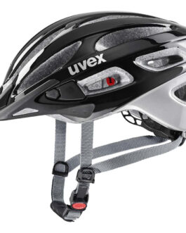 Cyklistická helma Uvex True Velikost helmy: 52-56 cm / Barva: černá/stříbrná