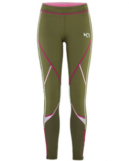 Dámské legíny Kari Traa Louise Tights Velikost: M / Barva: zelená