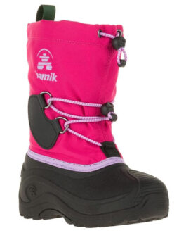 Dětské sněhule Kamik Southpole 4 Velikost bot (EU): 25 / Barva: růžová/černá
