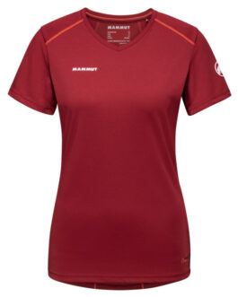 Dámské triko Mammut Sertig T-Shirt Women Velikost: L / Barva: červená
