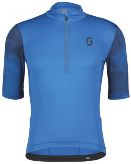 Pánský cyklistický dres Scott M’s Gravel 10 SS Velikost: L / Barva: modrá