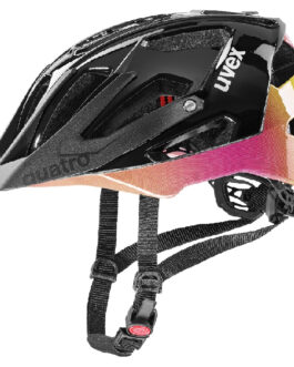 Cyklistická helma Uvex Quatro Velikost helmy: 56-60 cm / Barva: černá/růžová