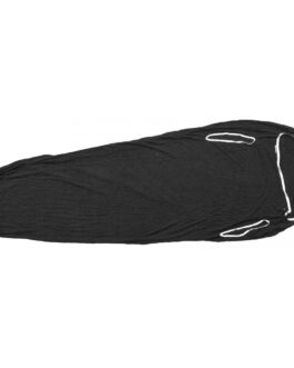Vložka do spacáku Warmpeace Merino Capilar Inlet 180 cm Barva: černá