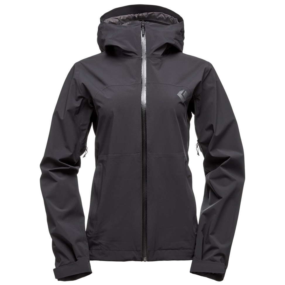 Dámská bunda Black Diamond Stormline Stretch Rain Shell Velikost: M / Barva: černá