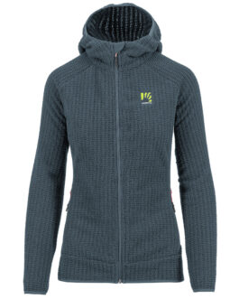 Dámská mikina Karpos Rocchetta W Hoodie Fleece Velikost: L / Barva: šedá