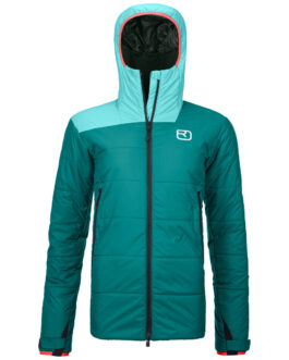 Dámská zimní bunda Ortovox W’s Zinal Jacket Velikost: S / Barva: zelená