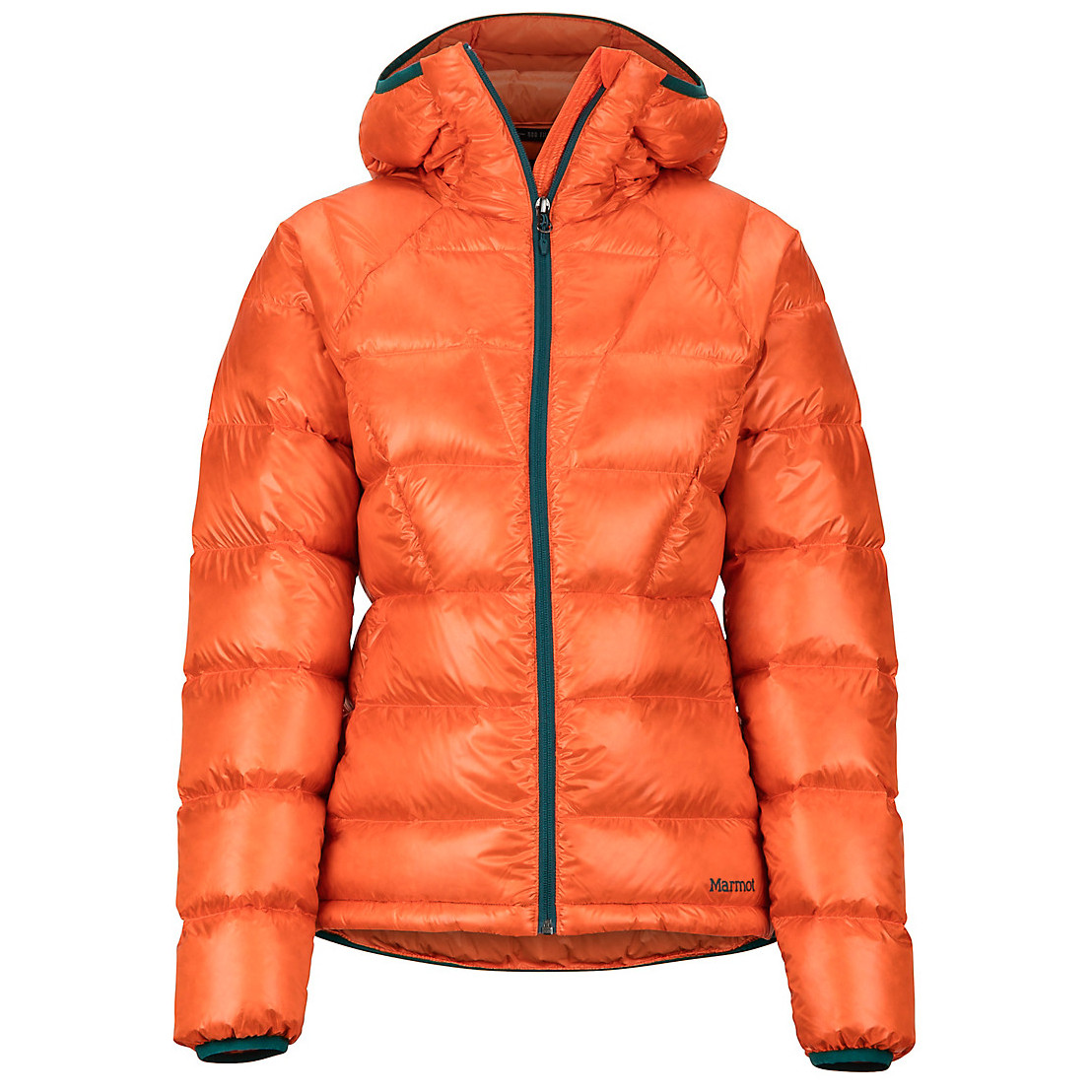 Dámská bunda Marmot Wm's Hype Down Hoody Velikost: M / Barva: oranžová