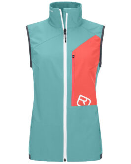 Dámská vesta Ortovox Berrino Vest W Velikost: M / Barva: světle modrá