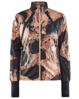 Dámská bunda Craft Adv Essence Wind Velikost: L / Barva: černá/oranžová