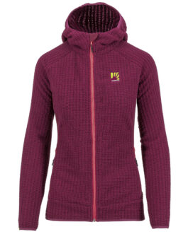Dámská mikina Karpos Rocchetta W Hoodie Fleece Velikost: L / Barva: fialová