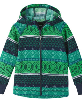 Dětská mikina Reima Northern Dětská velikost: 152 / Barva: zelená