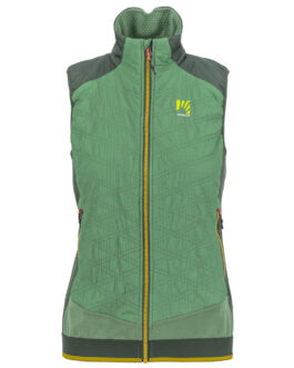 Dámská vesta Karpos Alagna Plus Evo W Vest Velikost: S / Barva: zelená