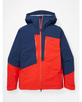 Pánská bunda Marmot Huntley Jacket Velikost: M / Barva: modrá/červená