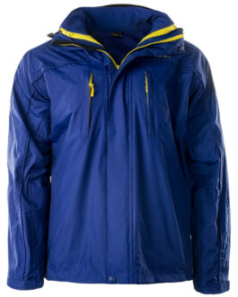 Pánská bunda Hi-Tec Titan Velikost: M / Barva: modrá/žlutá