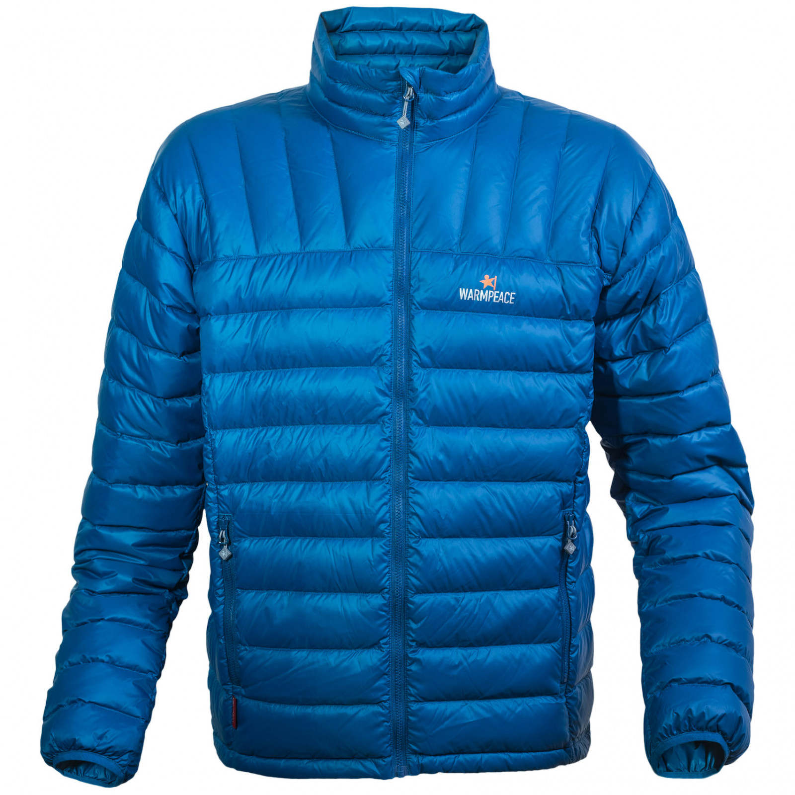 Pánská péřová bunda Warmpeace Drago Velikost: M / Barva: modrá
