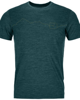 Pánské triko Ortovox 150 Cool Mountain Ts M Velikost: XL / Barva: tmavě modrá