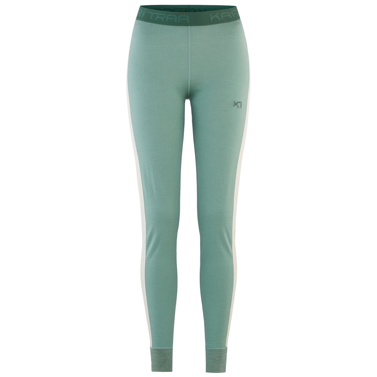 Dámské legíny Kari Traa Tuva Pant Velikost: S / Délka kalhot: long / Barva: matná zelená