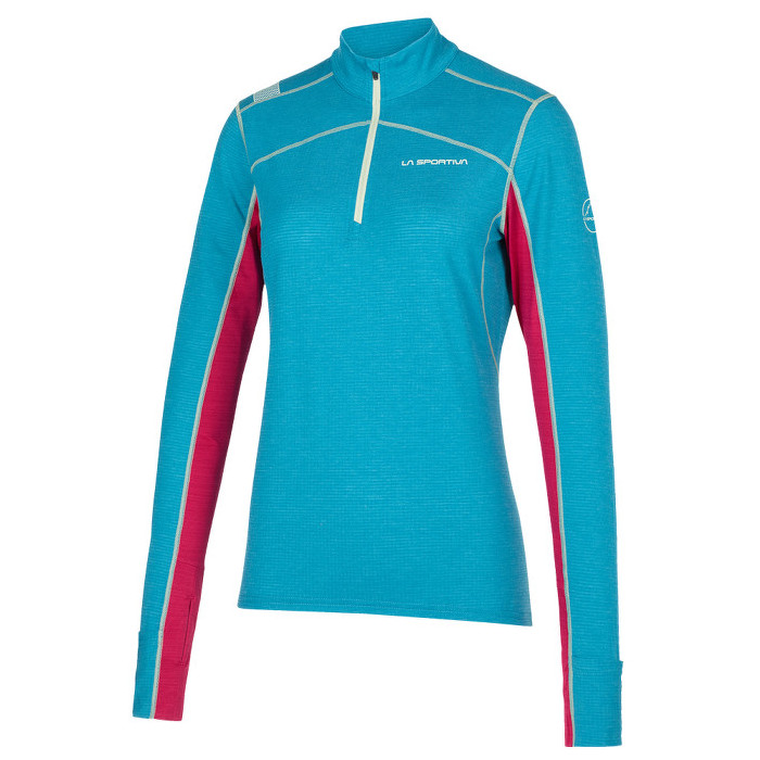 Dámská funkční mikina La Sportiva Swift Long Sleeve W Velikost: S / Barva: modrá/růžová