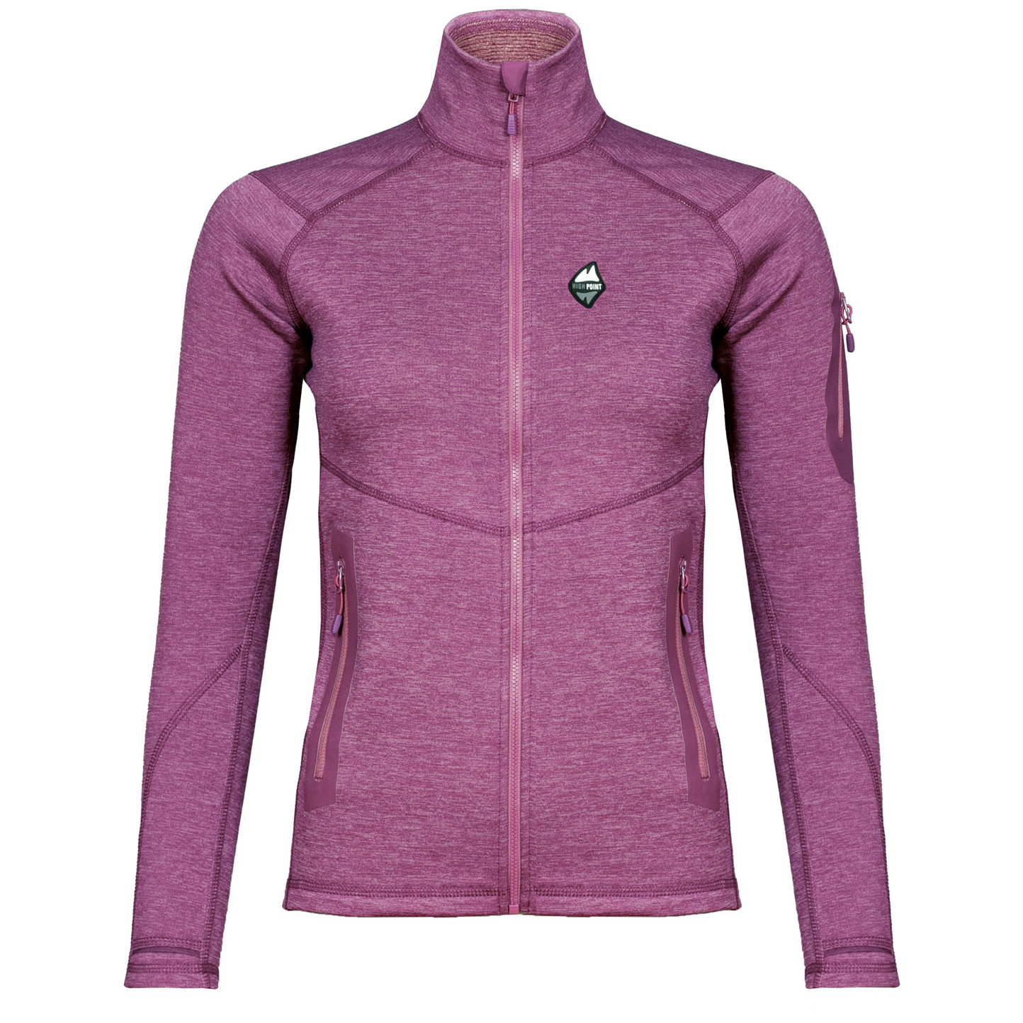 Dámská funkční mikina High Point Woolion Merino 3.0 Lady Sweatshirt Velikost: M / Barva: fialová