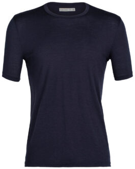 Pánské triko Icebreaker Men Tech Lite II SS Tee Velikost: XXL / Barva: tmavě modrá