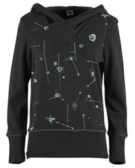 Dámská mikina E9 Raki Velikost: S / Barva: černá