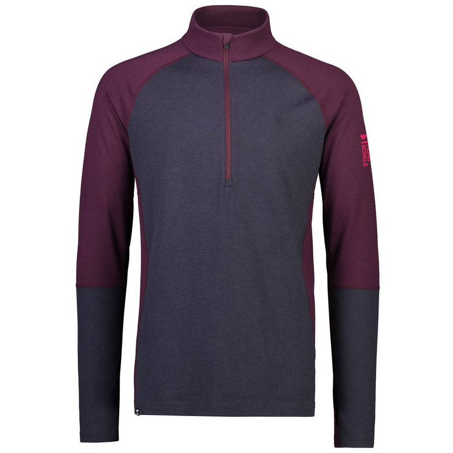 Pánské funkční triko Mons Royale Olympus Half Zip Velikost: L / Barva: zelená/černá