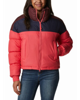 Dámská bunda Columbia Pike Lake™ Cropped Jkt Velikost: M / Barva: růžová/modrá