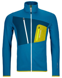 Pánská mikina Ortovox Fleece Grid Jacket Velikost: M / Barva: světle modrá
