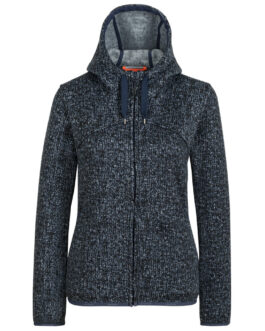 Dámský svetr Mammut Chamuera ML Hooded Jacket Women Velikost: S / Barva: modrá