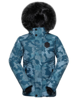 Dětská bunda Alpine Pro Molido Dětská velikost: 104-110 / Barva: modrá/šedá
