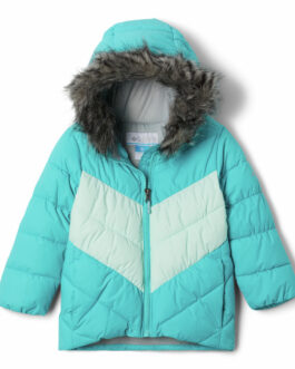 Dívčí zimní bunda Columbia Arctic Blast™ Jacket Dětská velikost: M / Barva: světle modrá