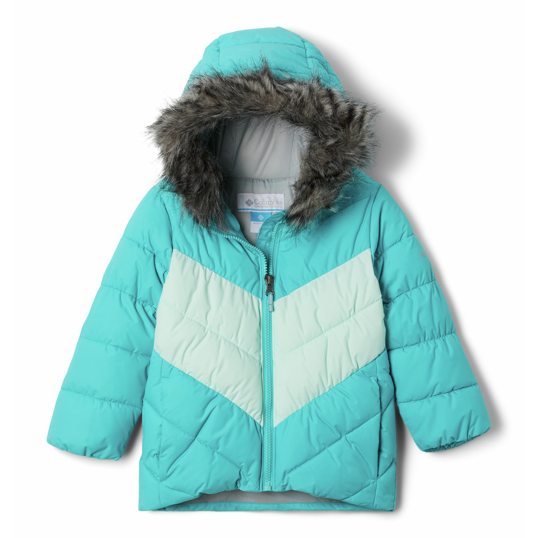 Dívčí zimní bunda Columbia Arctic Blast™ Jacket Dětská velikost: XL / Barva: světle modrá
