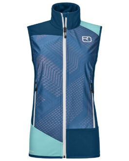 Dámská vesta Ortovox Col Becchei Vest W Velikost: M / Barva: modrá