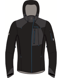 Pánská bunda Direct Alpine Guide 7.0 Velikost: M / Barva: černá