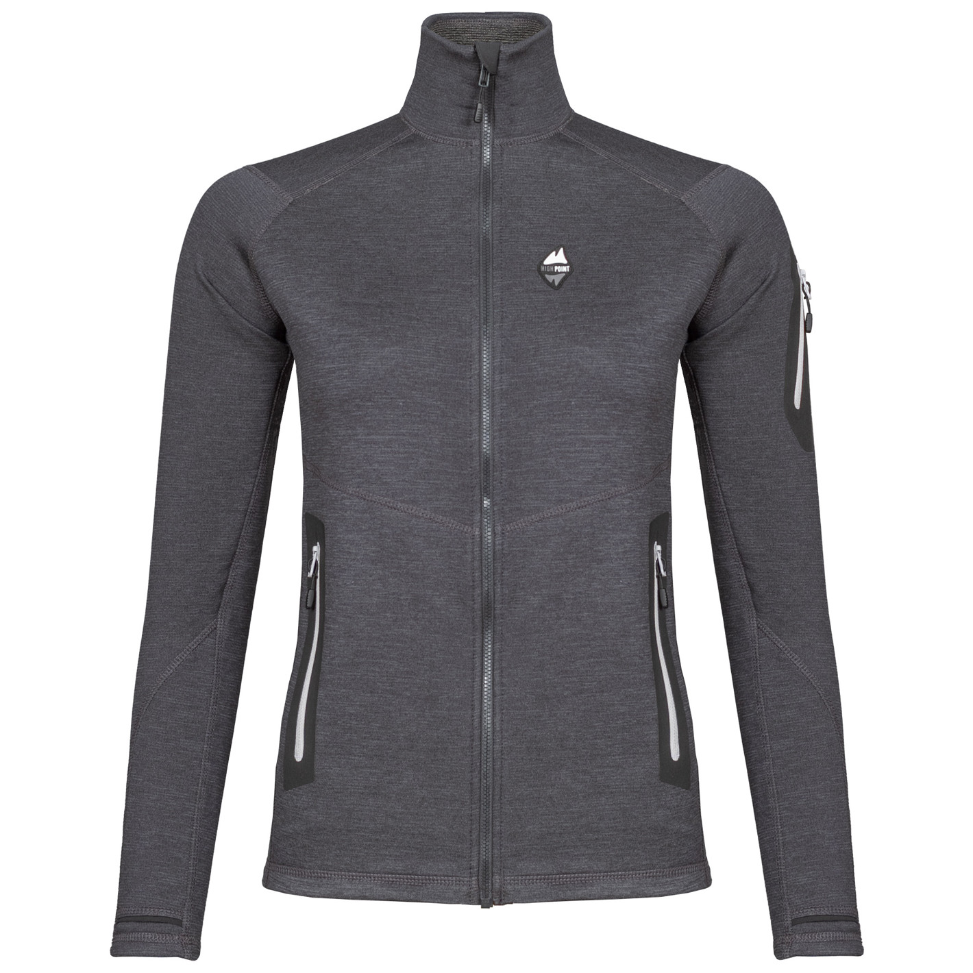 Dámská funkční mikina High Point Woolion Merino 3.0 Lady Sweatshirt Velikost: S / Barva: černá