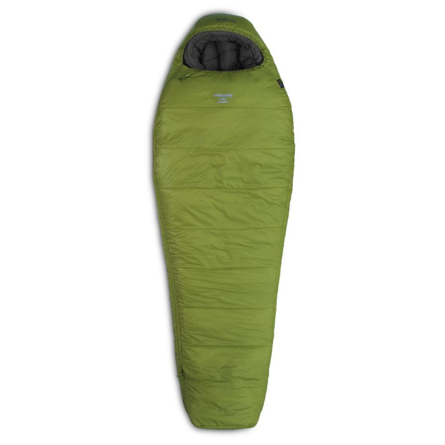 Spacák Pinguin Lite mummy 185 cm Zip: Pravý / Barva: zelená