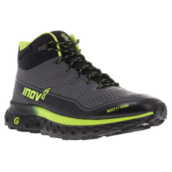 Pánské boty Inov-8 Rocfly G 390 M Velikost bot (EU): 42 / Barva: šedá/žlutá