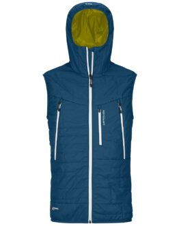 Pánská vesta Ortovox Swisswool Piz Boe Vest M Velikost: M / Barva: tmavě modrá