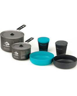 Sada nádobí Sea to Summit Alpha Set 2.2 Barva: šedá/modrá