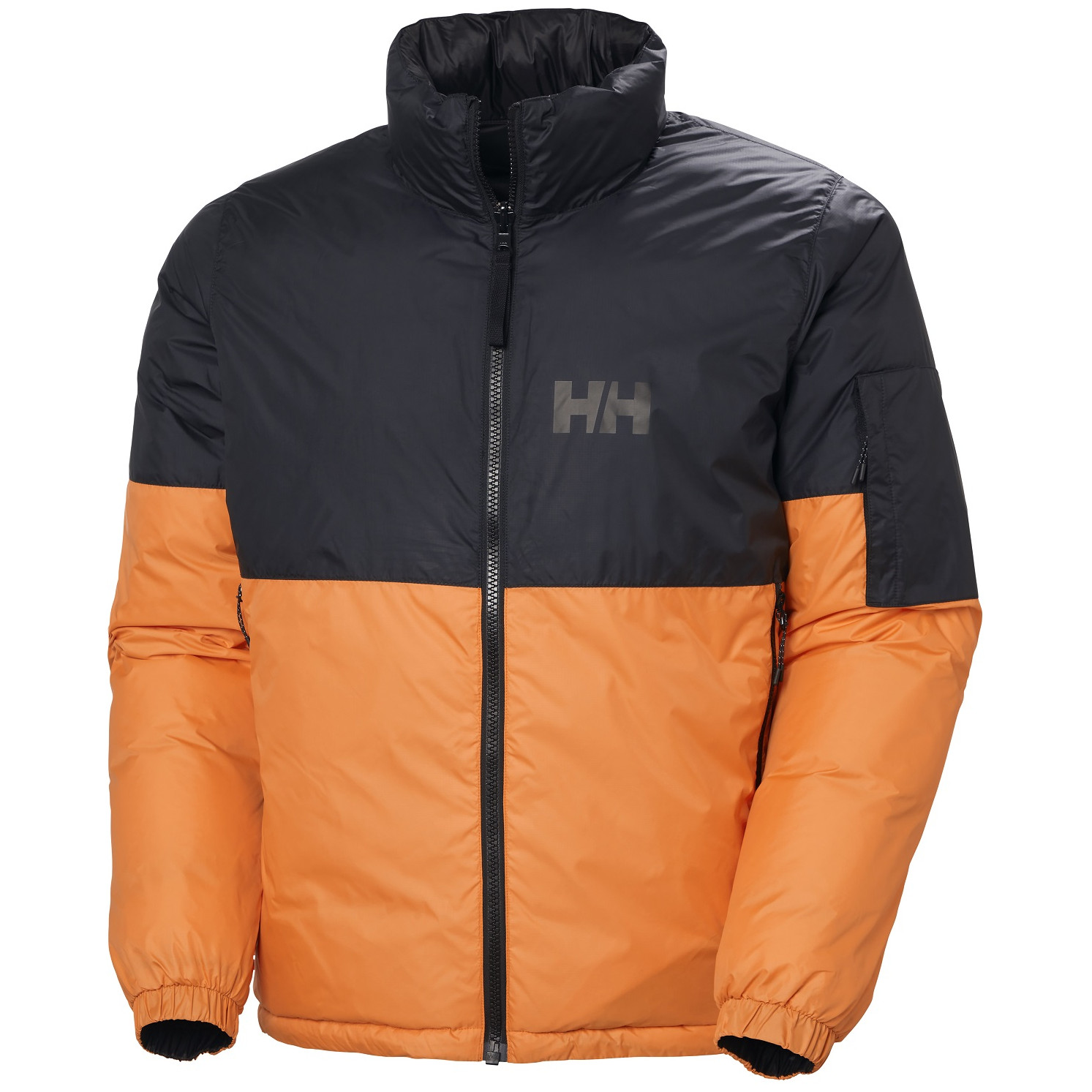 Pánská zimní bunda Helly Hansen Active Reversible Jacket Velikost: M / Barva: černá/oranžová