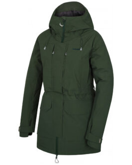 Dámský kabát Husky Nigalo L (2022) Velikost: XL / Barva: zelená